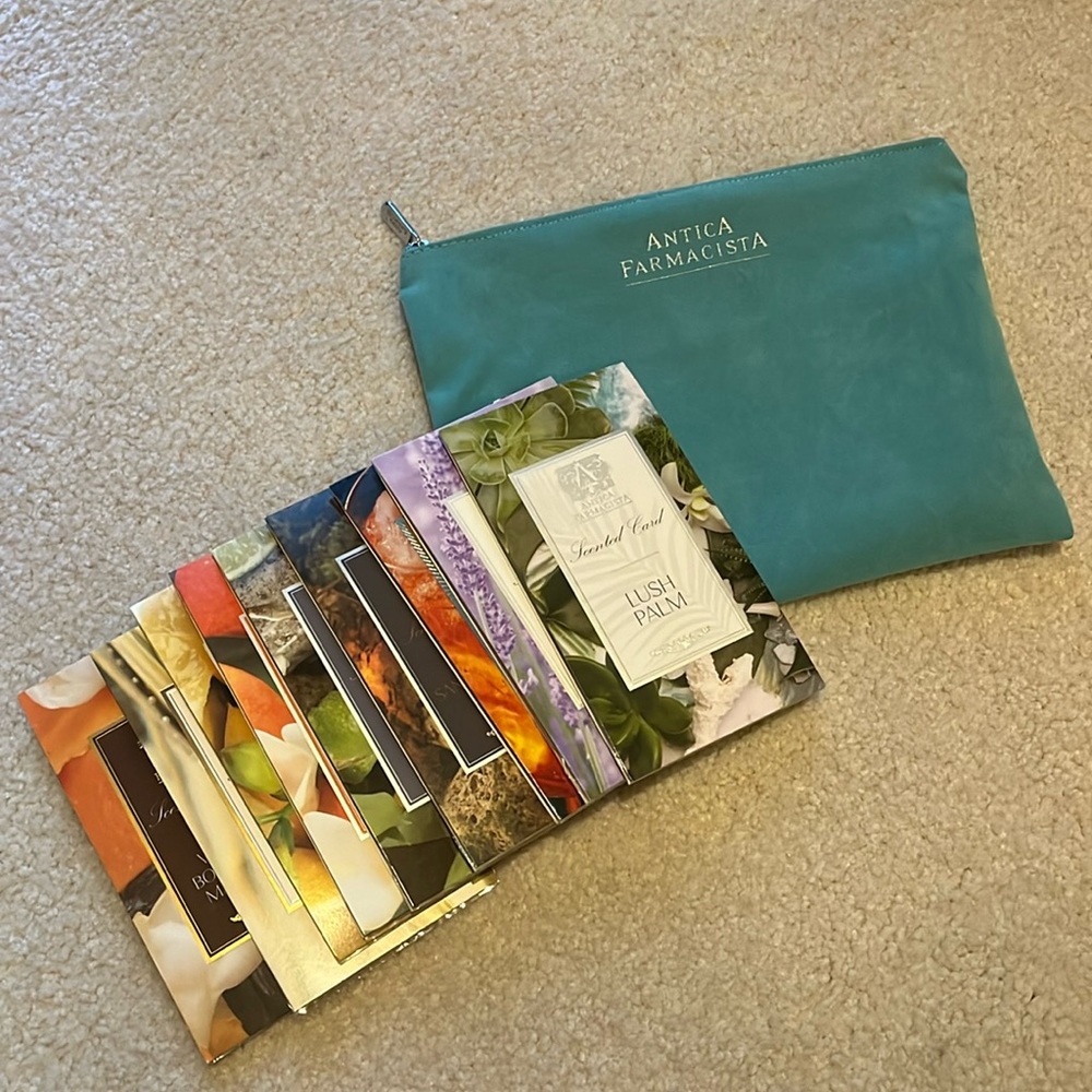 Antica Farmacista Scented Cards + Travel Bag